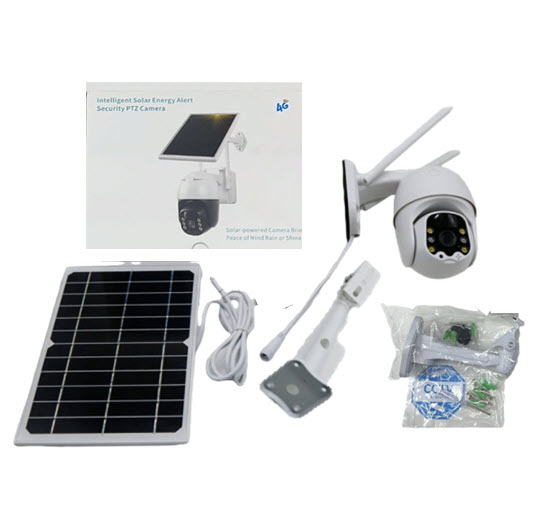 Поворотная IP Камера с Солнечной Панелью ISEA Оптом