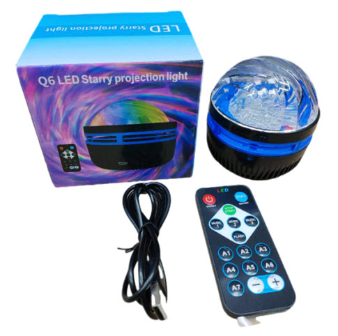 Светодиодный Проектор с Пультом ДУ LED Q6 Оптом