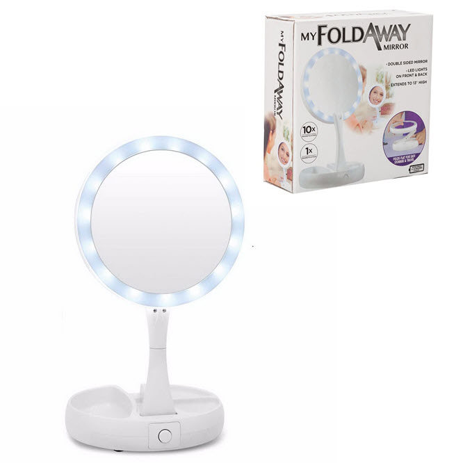 Макияжное Зеркало с LED Подсветкой My FoldAway Mirror Оптом