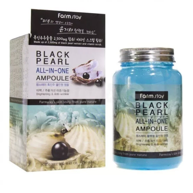 Сыворотка для Лица с Черным Жемчугом FarmStay Black Pearl All-in-One Ampoule 250ml Оптом