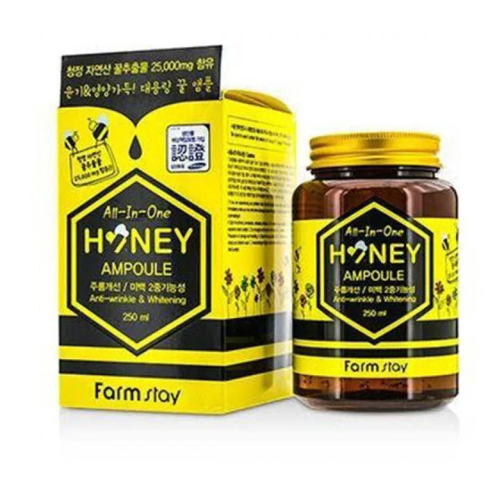 Сыворотка для Лица с Экстрактом Меда FarmStay AII-In-One Honey Ampoule 250ml Оптом