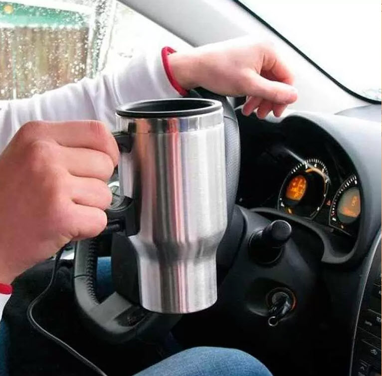 Автомобильная Кружка с Подогревом Heated Travel Mug 12V Оптом