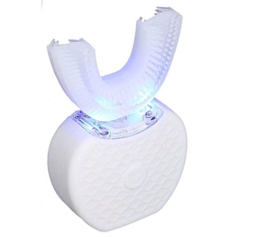 Электрическая Отбеливающая Зубная 3D Нано-щетка Gold Light Whitening 360 Оптом
