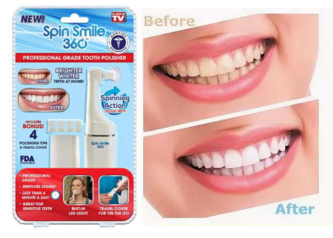 Электрическая Зубная Щетка Spin Smile 360 Оптом