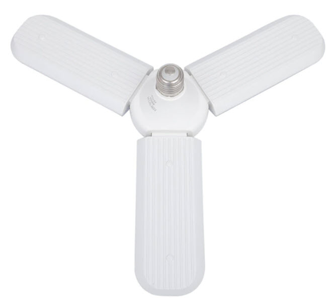 Cкладная Cветодиодная Лампа Fan Blade Led Bulb 45W E27 Оптом