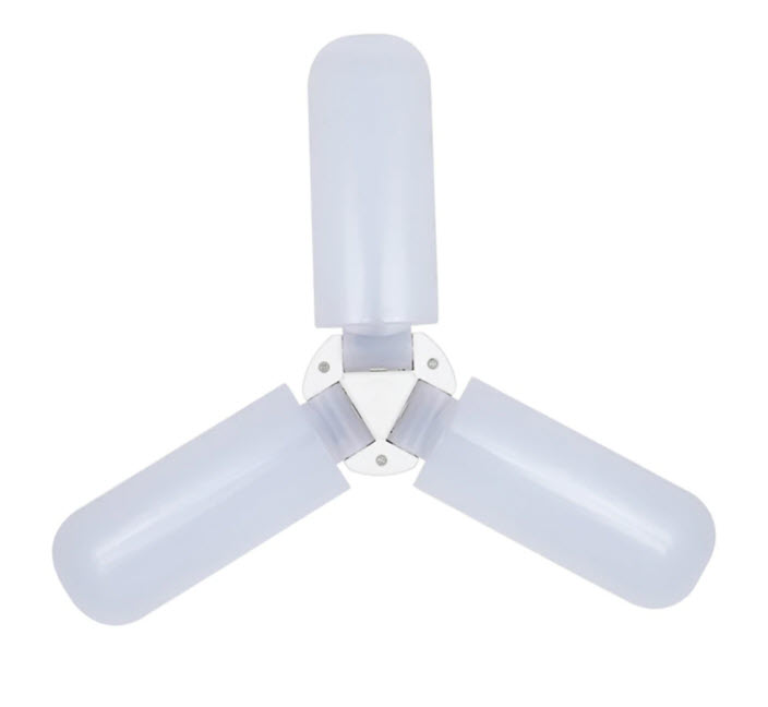 Cкладная Cветодиодная Лампа Fan Blade Led Bulb 45W E27 Оптом