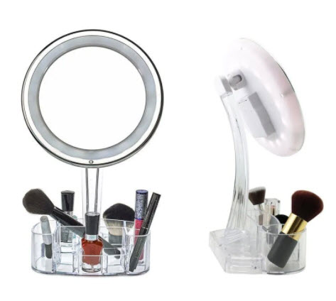 Зеркало для Макияжа c Подсветкой Cosmetic Mirror 26 LED Оптом