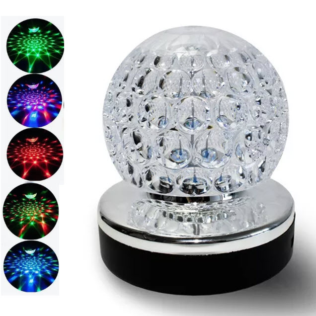 Светодиодный Диско-шар Full Color Rotating Lamp Оптом