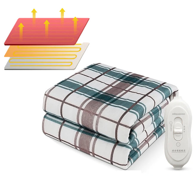 Электрическое Одеяло с Термостатом Electric Blanket 180х150 см Оптом