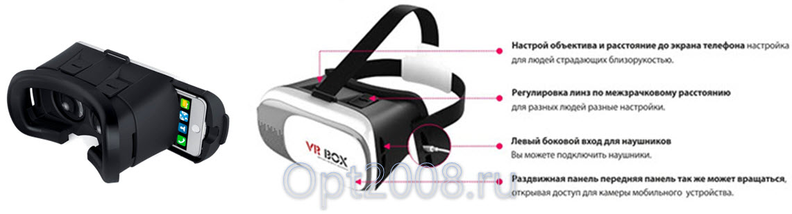 Очки VR Box 2 без Пульта Оптом