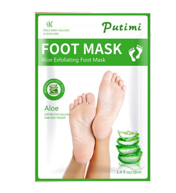 Увлажняющая отбеливающая маска для ног Foot Mask Оптом