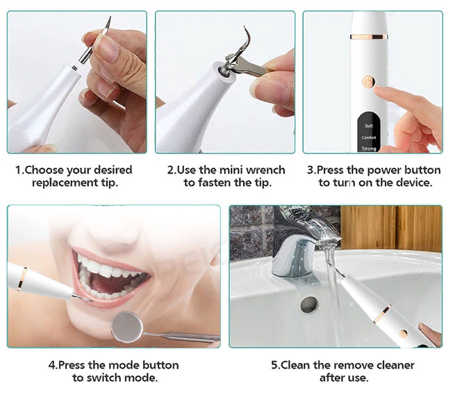 Ультразвуковой Зубной Скалер Home Use Dental Tools Оптом