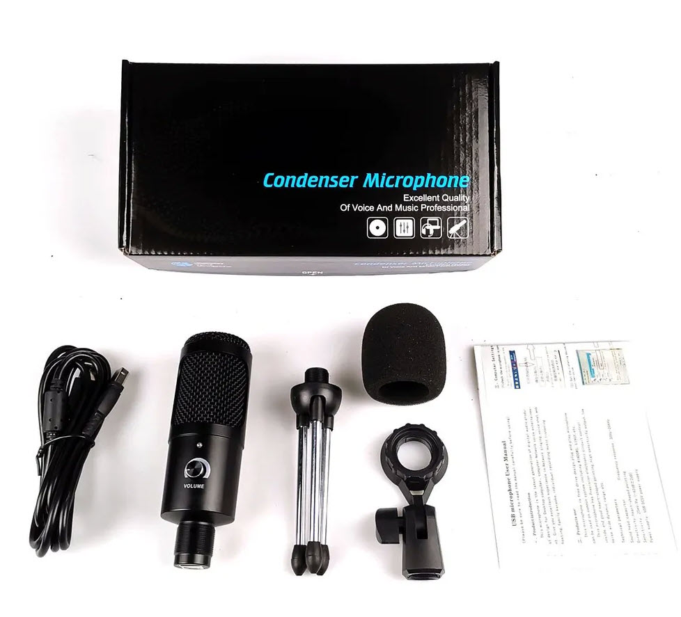 Конденсаторный USB-микрофон для ПК Оптом