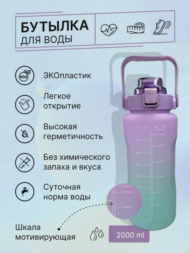 Набор Бутылок для Воды Оптом