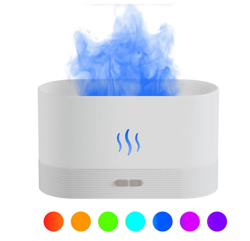Увлажнитель Воздуха с Имитацией Пламени Flame с RGB Оптом