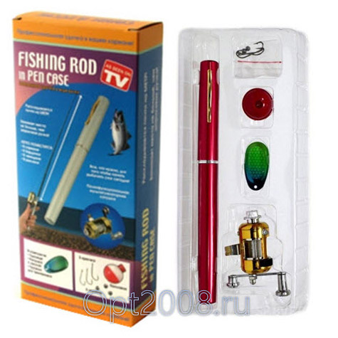 Мини Удочка Fishing Rod Pen Case Оптом