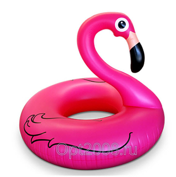 Надувной Круг Розовый Фламинго 120 см Оптом