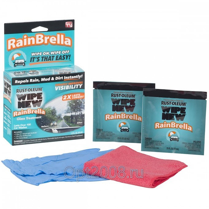 Антидождь для автомобиля RainBrella – это новый препарат