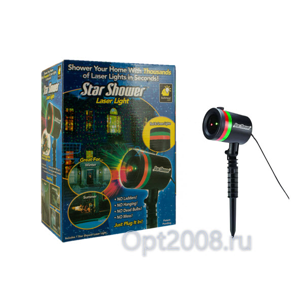 Лазерный Новогодний Проектор Star Shower Оптом