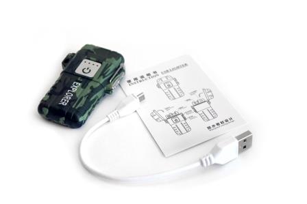 Электроимпульсная USB Зажигалка Explorer Оптом