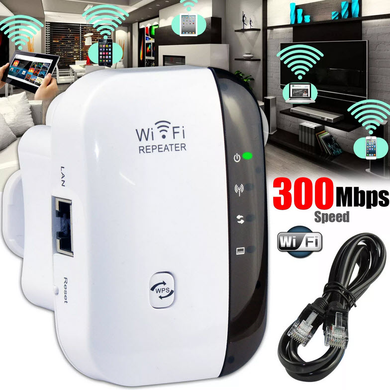 Усилитель Wi-Fi Сигнала Wireless-N Wifi Repeater Оптом