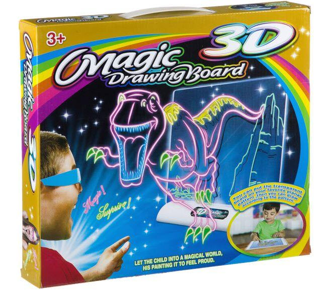 Магическая 3D-доска для Рисования Magic Drawing Board Оптом
