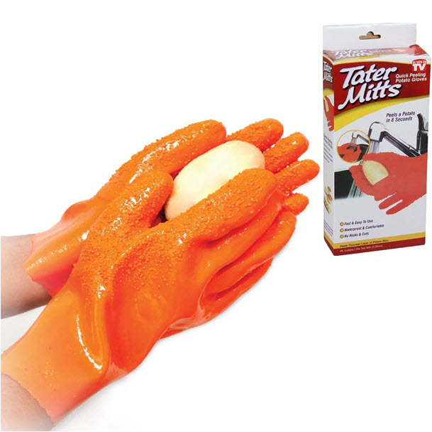 Перчатки для Чистки Овощей Tater Mitts Gloves Оптом